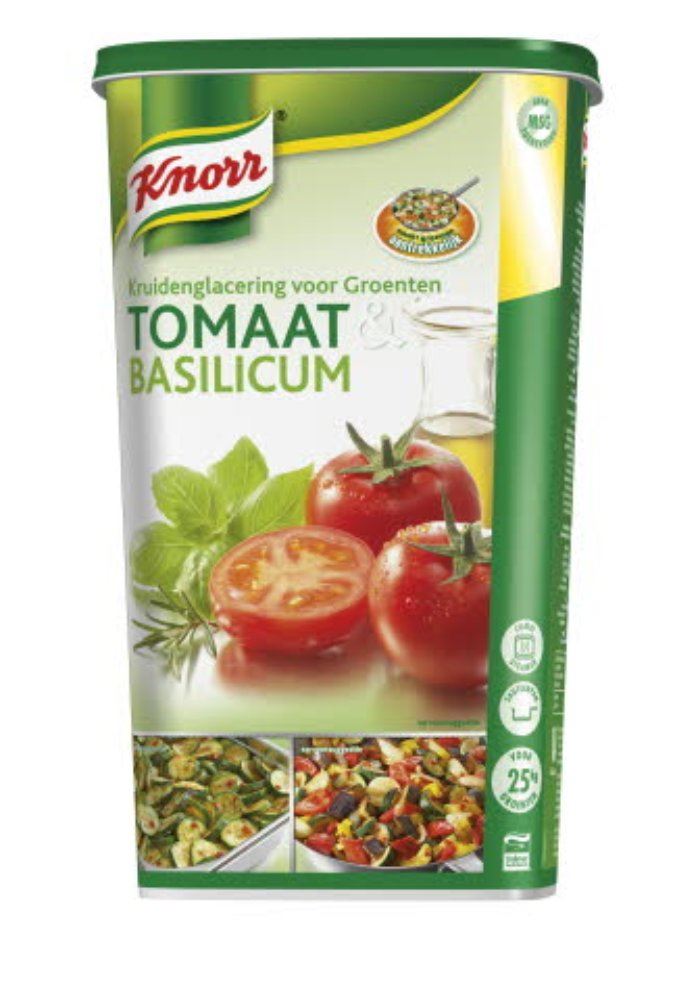 Kruidenglacering voor groenten tomaat & basilicum  -   poeder