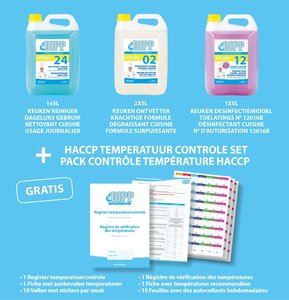 Kit essentiel hygiène + pack contrôle température HACCP