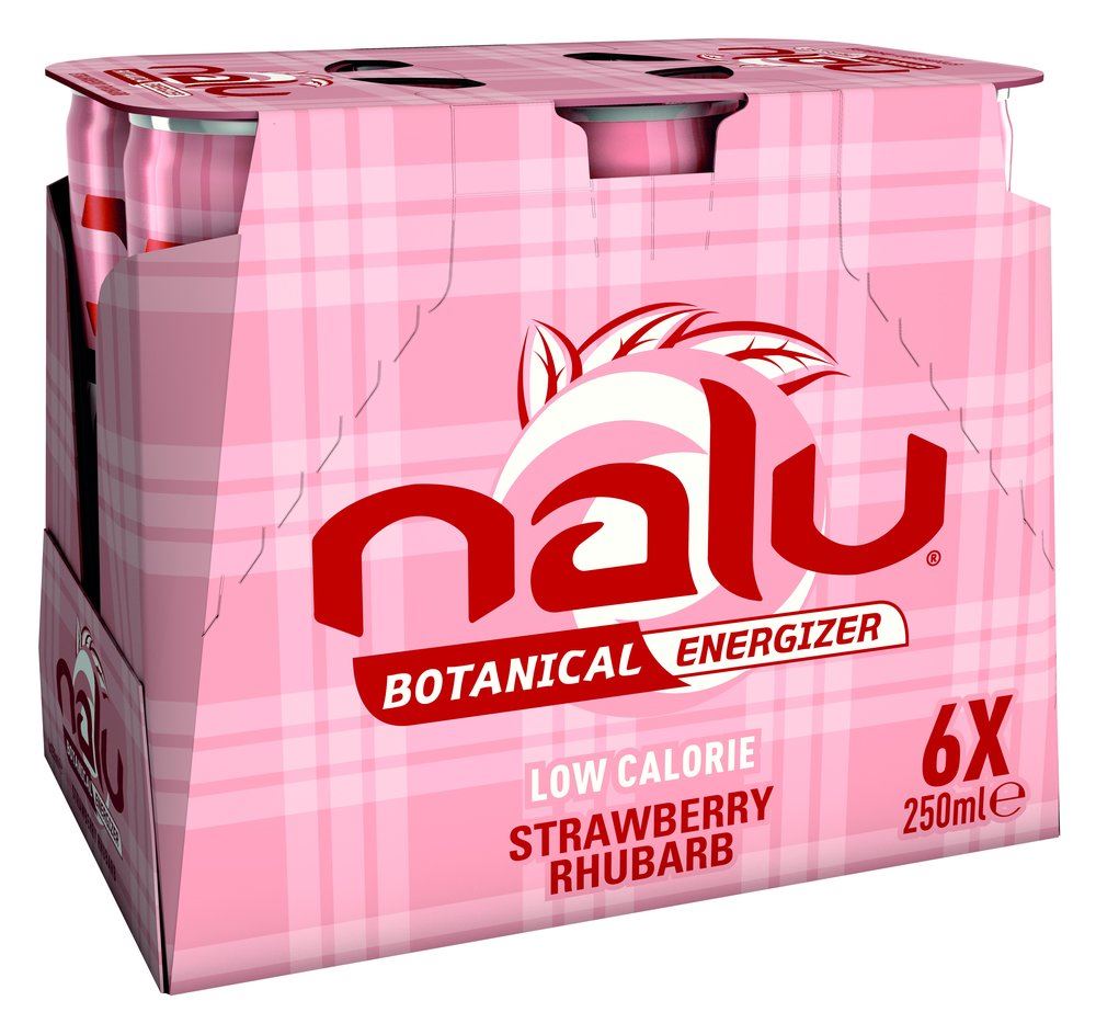 Nalu botanical strawberry & rhubarb boîte 25 cl