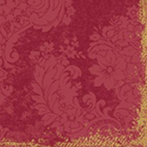 Dunilin serviette royal bordeaux - 40x40 cm