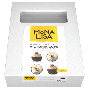 Donkere chocolade cups - Victoria