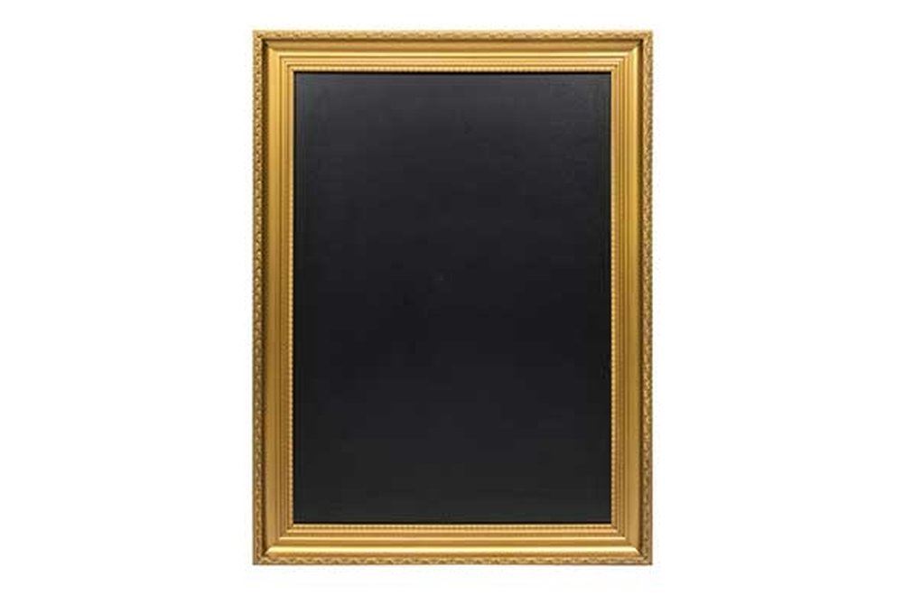 Muurkrijtbord Gold - 97x73x5 cm