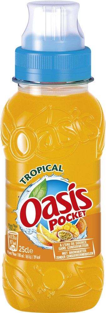 Oasis tropical pet 25 cl