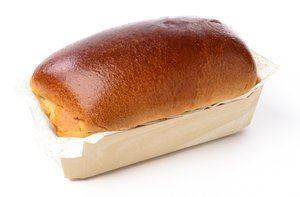 1789 Brioche brood in houten bakje