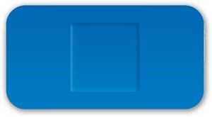 Pansements bleus détectables - 38x72 mm
