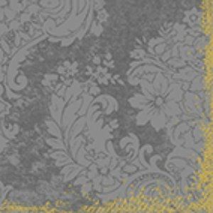Dunilin servet royal graniet/grijs - 40x40 cm