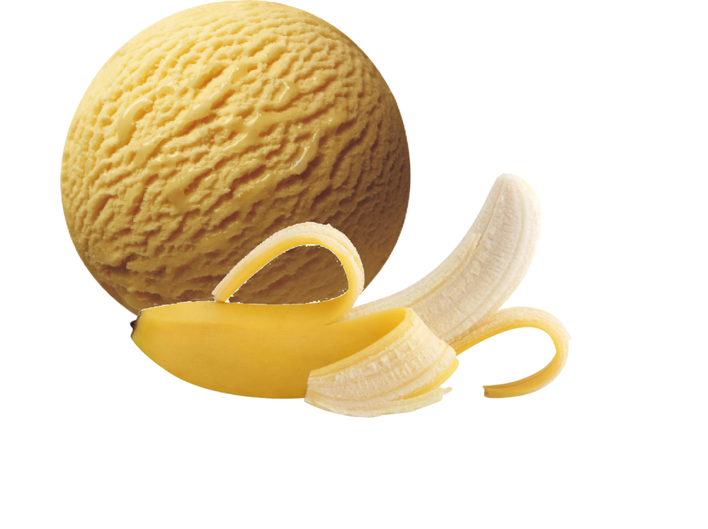 Roomijs banaan
