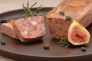 Reepaté met foie gras en vijgen