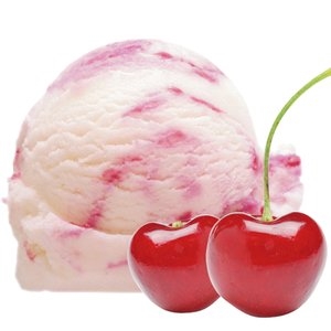 Crème glacée yoghurt-cerise