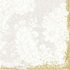 Dunlin serviette royal blanche - 40x40 cm