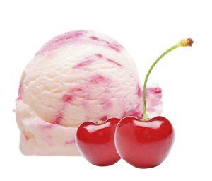 Crème glacée yaourt et cerise