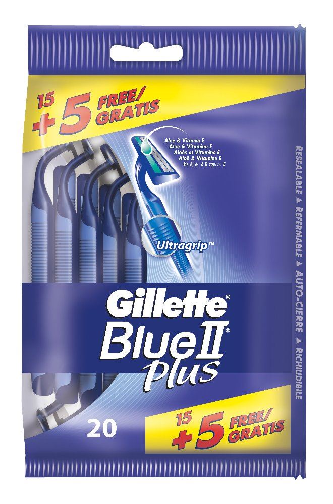 Gillette blue II plus wegwerpscheermesjes