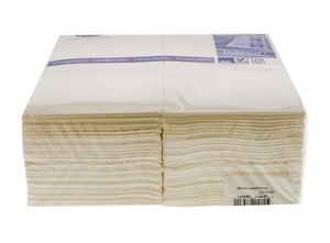 Dunisoft serviette blanche - 48x48 cm