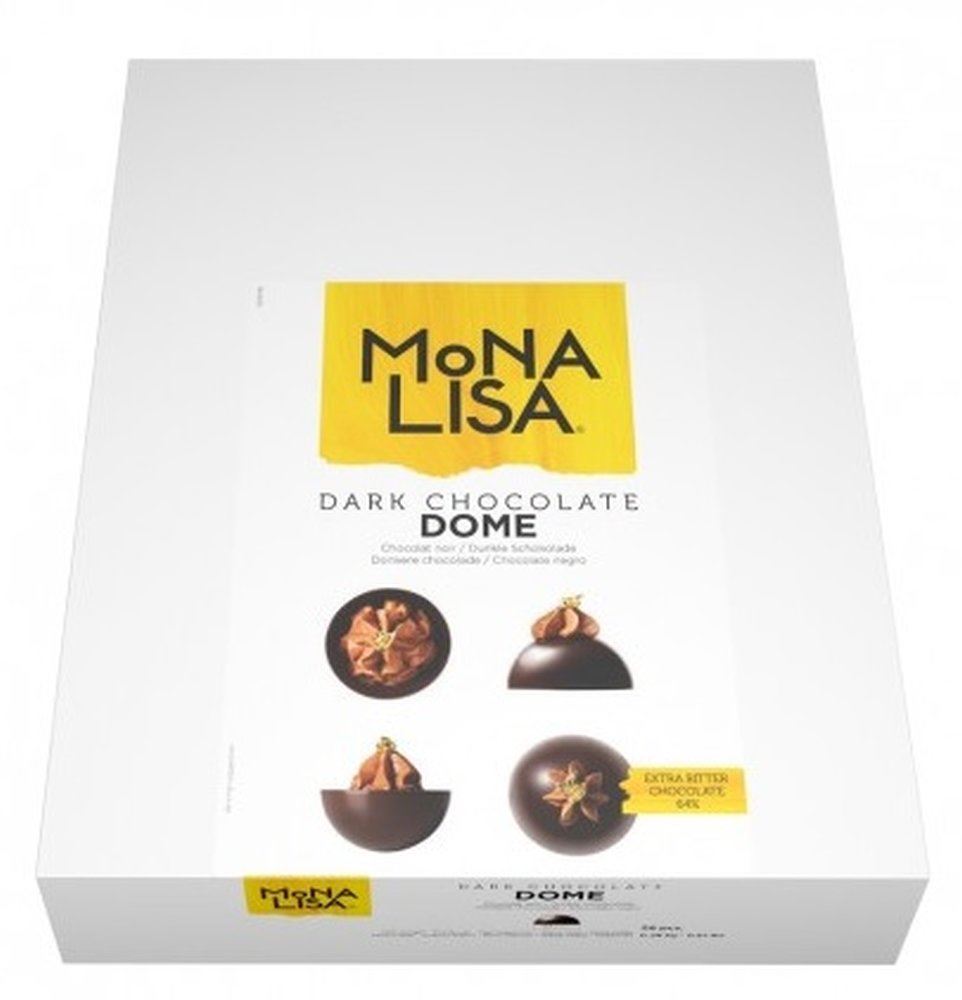 Donkere chocolade dôme 6,5 cm