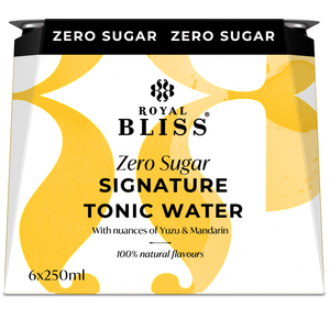 Royal Bliss signature tonic water zero boîte 25 cl