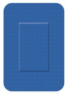 Pansements bleus détectables élastique - 50x72 mm