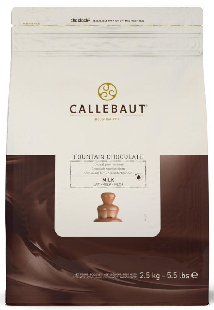 Chocolat au lait  pour fontaine à chocolat - 39,3% cacao