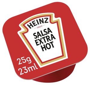 Tomato salsa extra hot - porties 23 ml