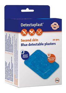 Pansements bleus détectables 2nd skin - 5x7 cm