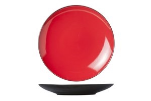 Finesse Red assiette plate Ø28 cm