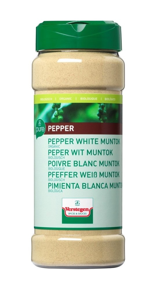 Witte peper gemalen bio