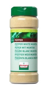 Witte peper gemalen bio