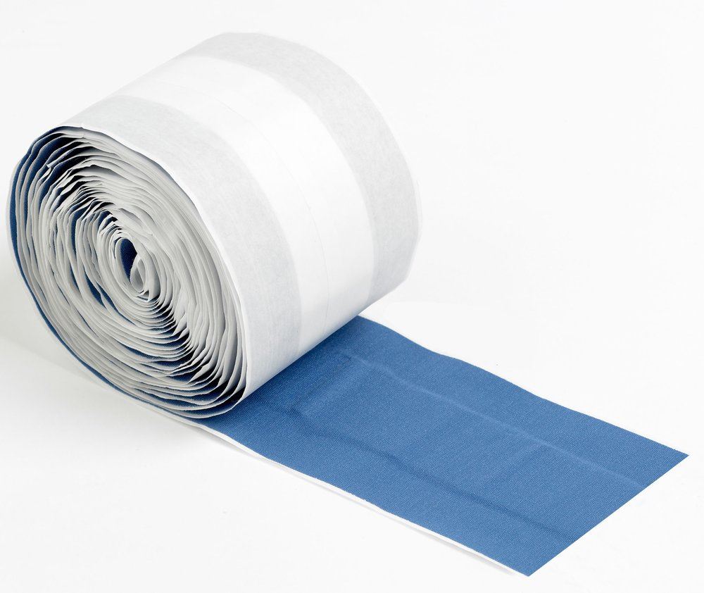 Pansements bleus détectables élastique - 6 cm x 5 m