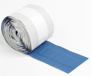 Pansements bleus détectables élastique - 6 cm x 5 m