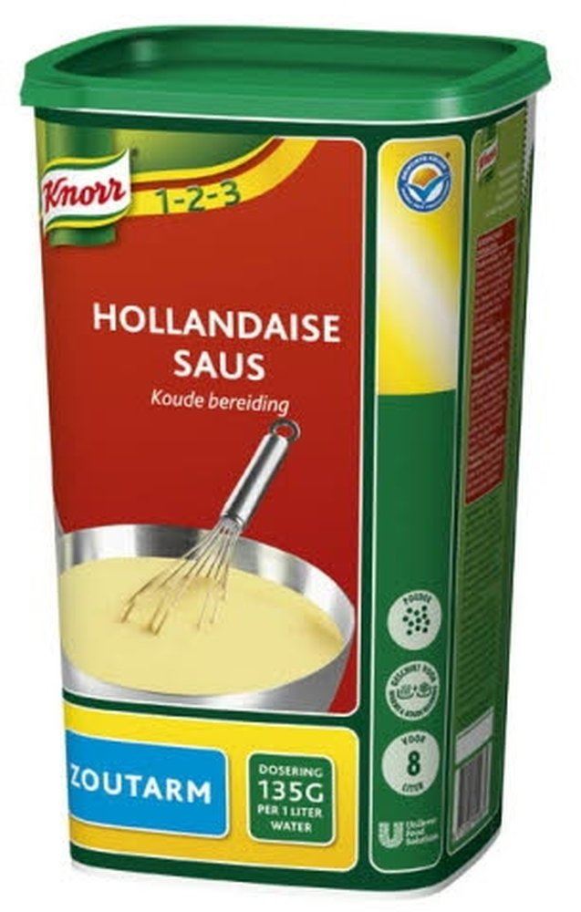 Sauce hollandaise pauvre en sel - préparation à froid  -   poudre