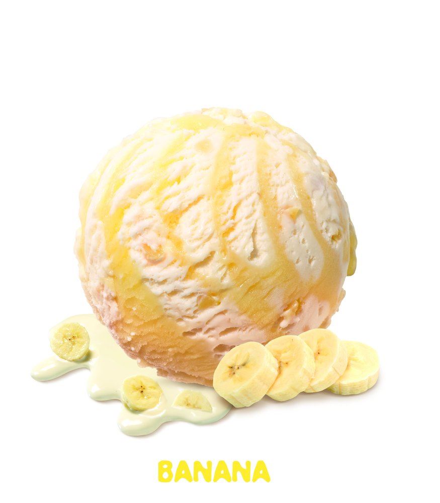 Crème glacée banana