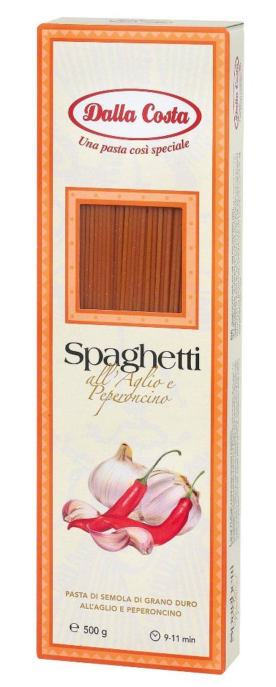 Spaghetti met look en chili
