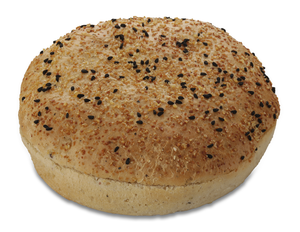 2638 Hamburger bun met zwarte peper Ø11,5 cm