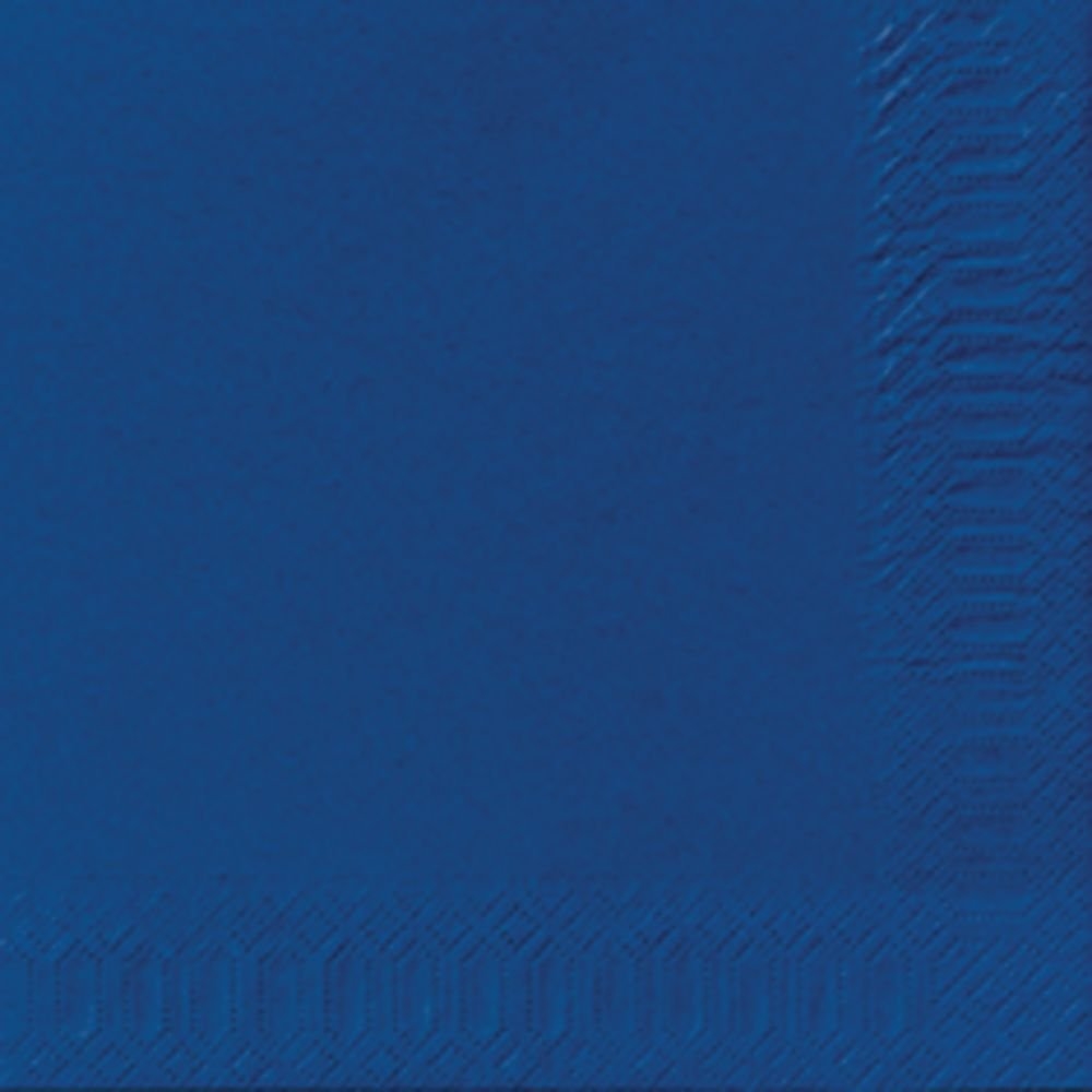 Serviette 3 couches bleue foncée - 33x33 cm
