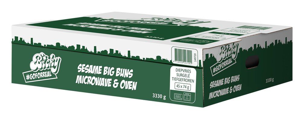 Big buns sesam microwave