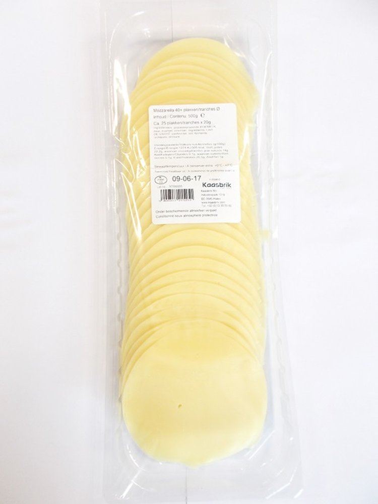 Mozzarella en tranches rondes Ø9 cm