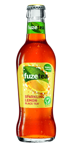 Fuze Tea sparkling black tea verre