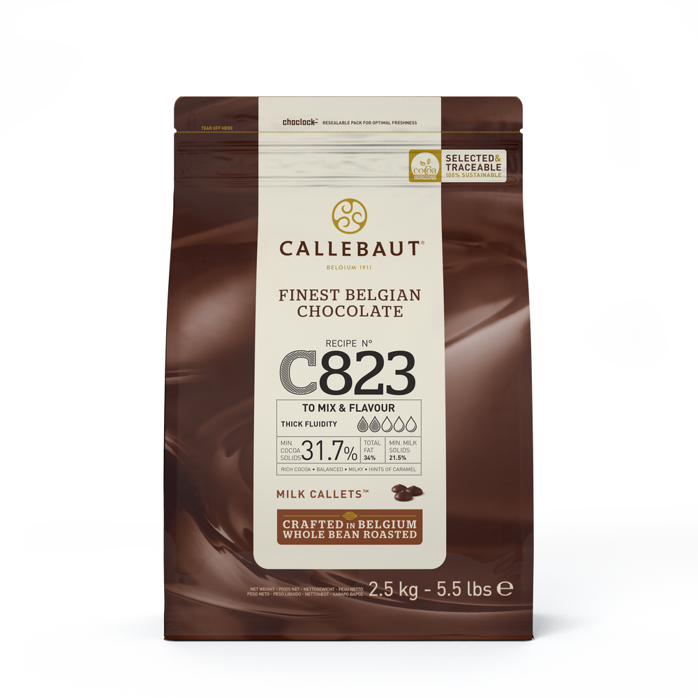 Chocolade callets - melkchocolade 31,7% cacao
