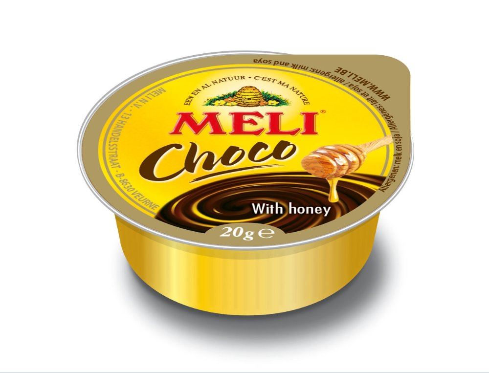Chococups met honing - porties 20 g
