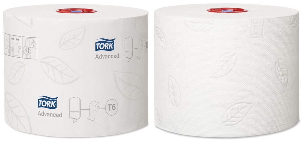 Tork papier toilette rouleau mid-size blanc - Advanced