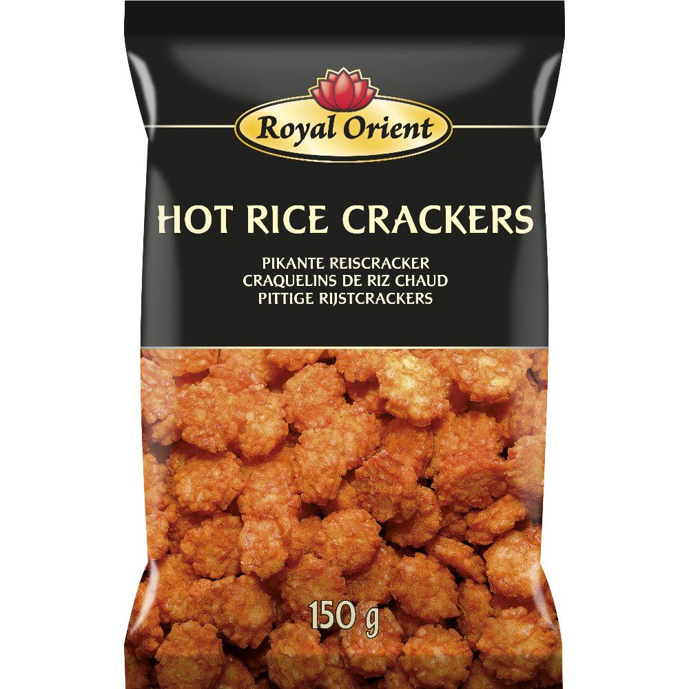 Hot rice crackers