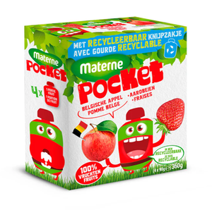 Pocket pomme belge-fraise