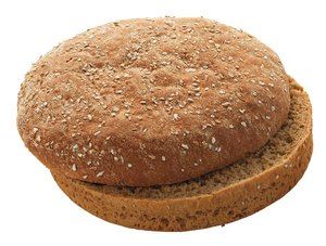 Rogge hamburger bun Ø12,5 cm