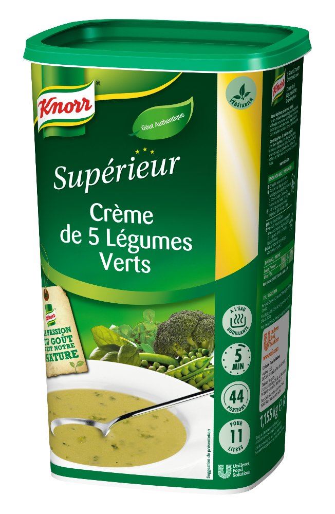 Crème de 5 légumes verts  -   poudre