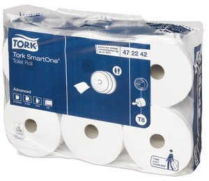 Tork SmartOne® toiletpapier wit