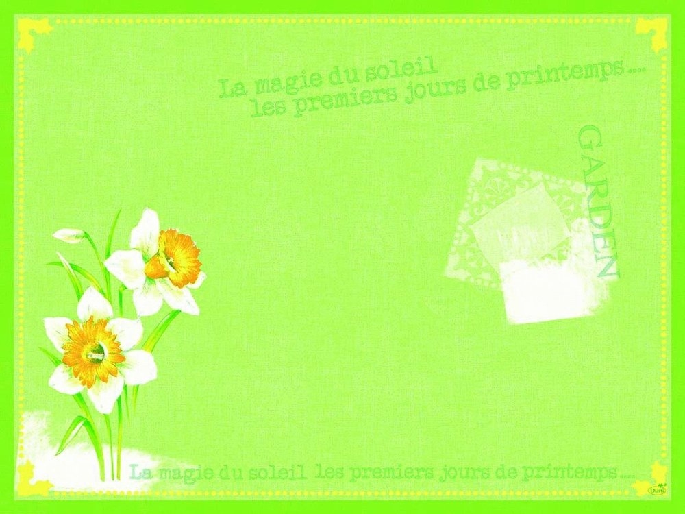 Dunicel placemat spring day - 30x40 cm