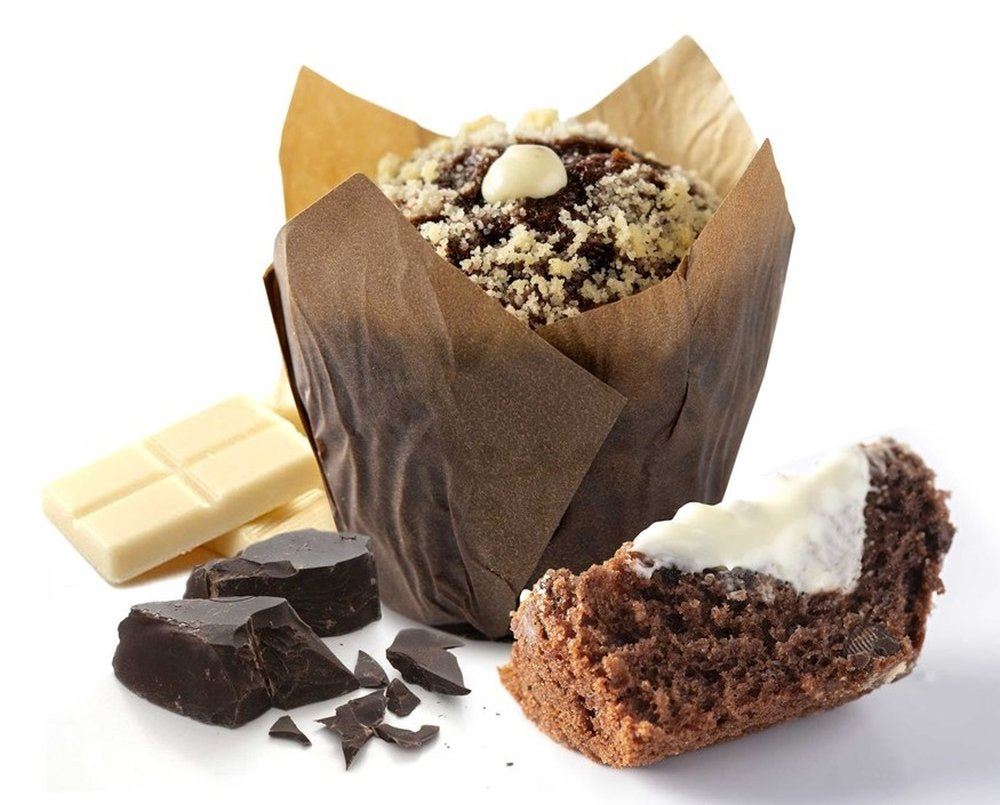 Muffin chocolat noir & blanc