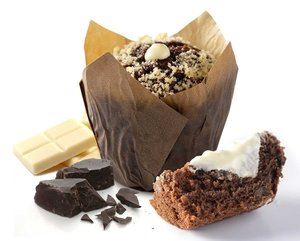 Muffin chocolat noir & blanc