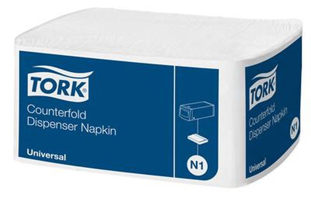 Tork serviette blanche counterfold pour distributeur - 31x32 cm