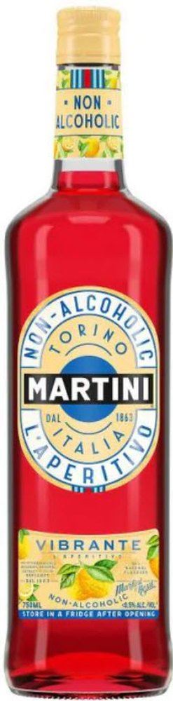 Martini rouge vibrante - sans alcool