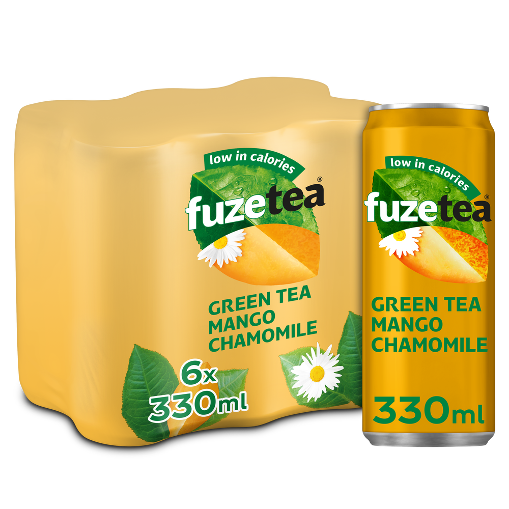 Fuze Tea green tea mango chamomile blik 33 cl